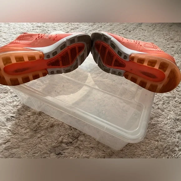 Nike Air Max 270 Bright Orange Sneakers - Picture 2 of 5